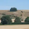 One of Wiltshire's nine horse carvings, Walking the Ridgeway: Chiseldon to Avebury, Wiltshire - 10th August 2026