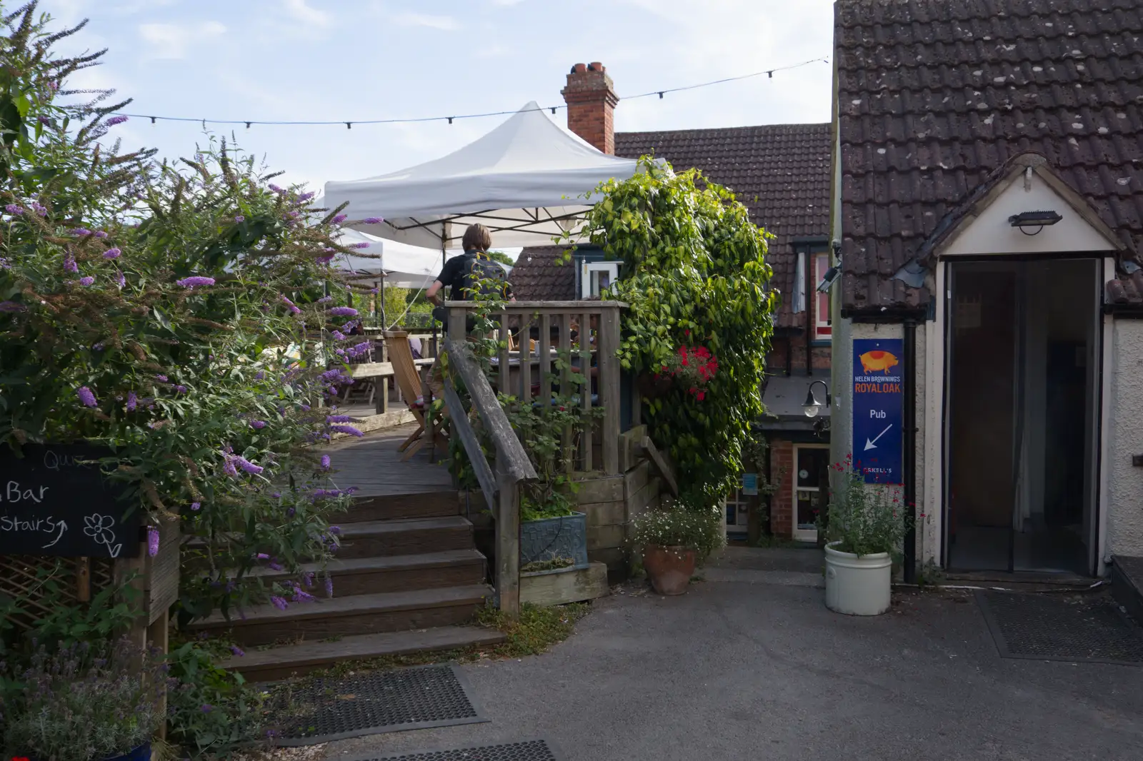 Helen Browning's Royal Oak pub, from Walking the Ridgeway: Chiseldon to Avebury, Wiltshire - 10th August 2026