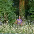 Davide messes around in the undergrowth, Walking the Ridgeway: Chiseldon to Avebury, Wiltshire - 10th August 2026