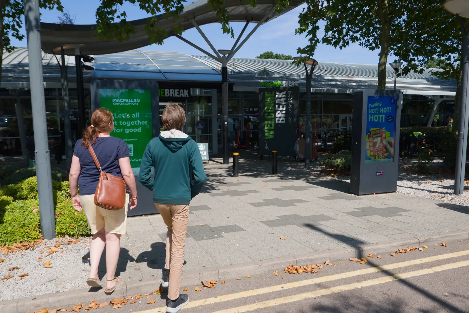 We're back at South Mimms, from Walking the Ridgeway: Chiseldon to Avebury, Wiltshire - 10th August 2026