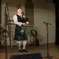 There's a musical interlude from a piper, Vicky's 50th Birthday, St. Edmund's Hall, Hoxne - 15th August 2026