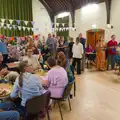 It's busy in the village hall, Vicky's 50th Birthday, St. Edmund's Hall, Hoxne - 15th August 2026