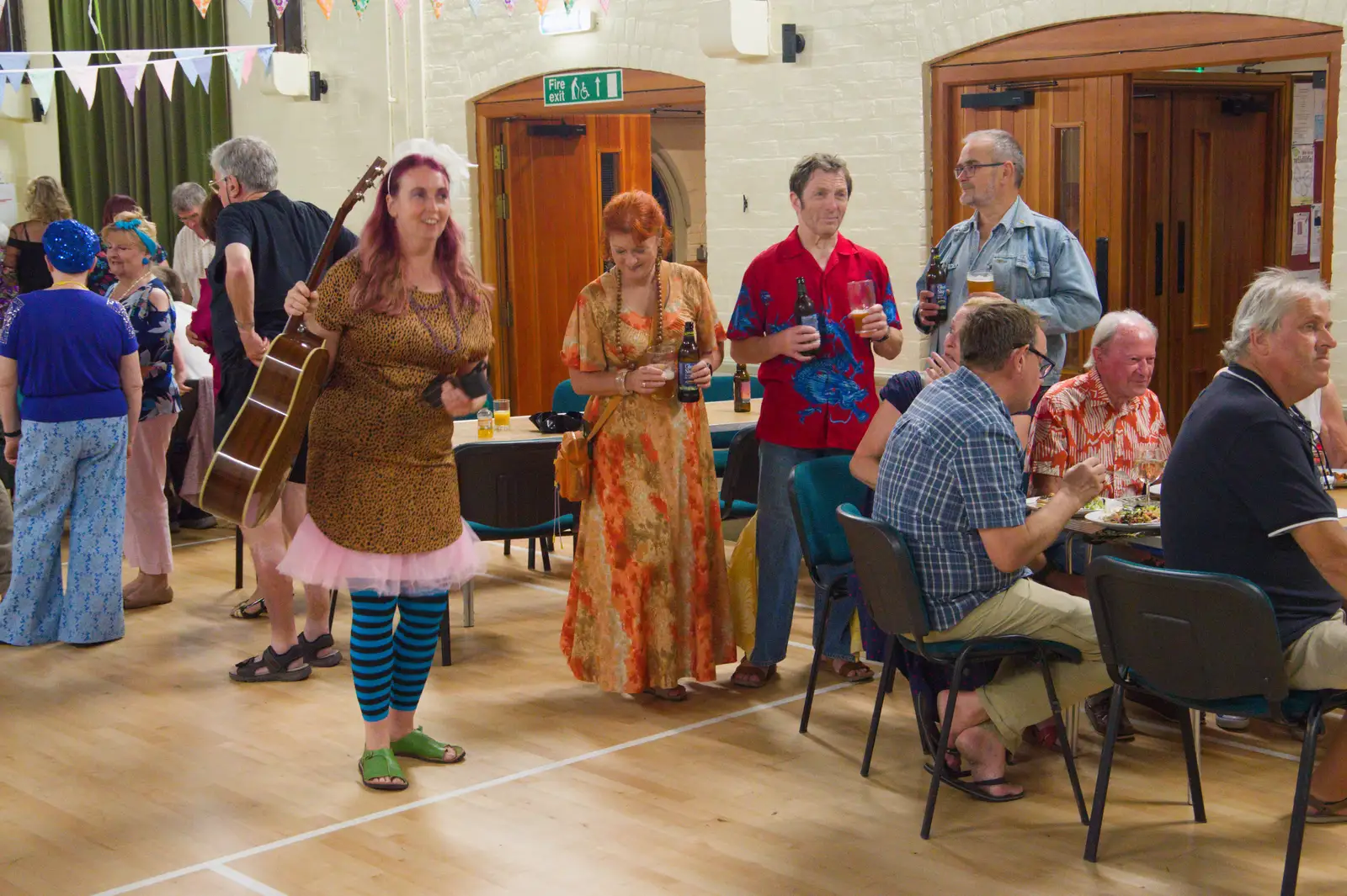 Vicky's got a guitar, from Vicky's 50th Birthday, St. Edmund's Hall, Hoxne - 15th August 2026