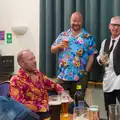Will models his dog-head shirt, Vicky's 50th Birthday, St. Edmund's Hall, Hoxne - 15th August 2026
