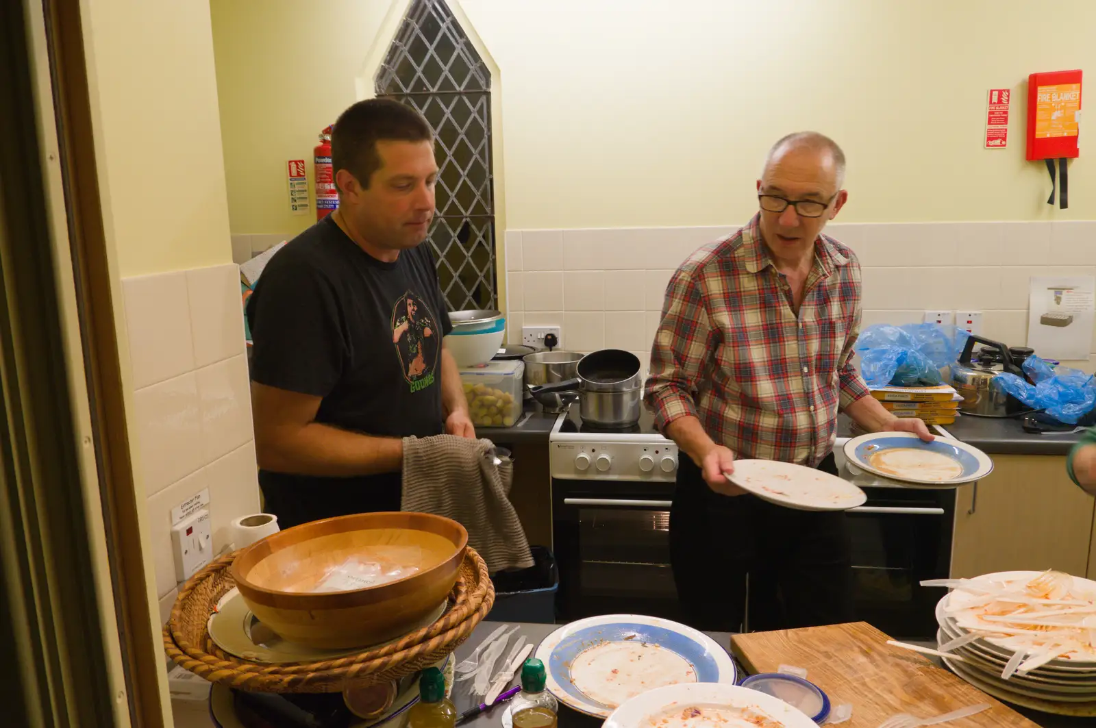 Tim's on constant kitchen duty, from Vicky's 50th Birthday, St. Edmund's Hall, Hoxne - 15th August 2026