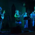 Vicky's band Mara start their set, Vicky's 50th Birthday, St. Edmund's Hall, Hoxne - 15th August 2026