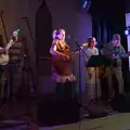 The band on stage, Vicky's 50th Birthday, St. Edmund's Hall, Hoxne - 15th August 2026
