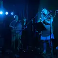 The banjo player tunes up a bit, Vicky's 50th Birthday, St. Edmund's Hall, Hoxne - 15th August 2026