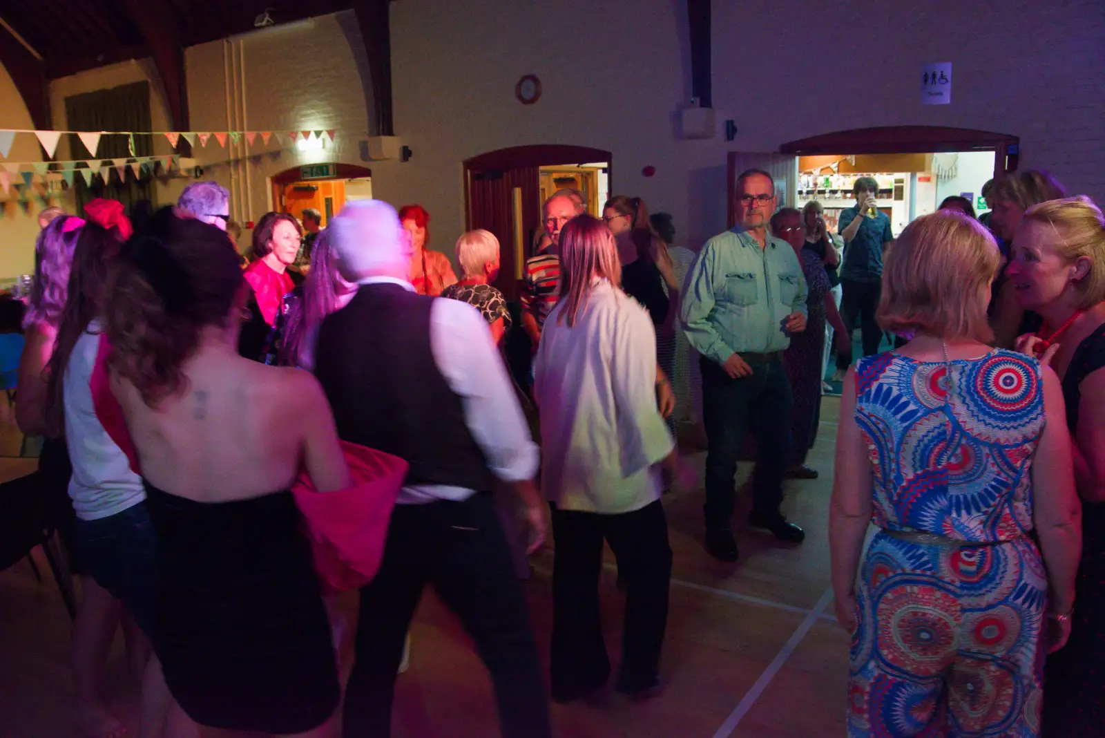 Doug busts some moves, from Vicky's 50th Birthday, St. Edmund's Hall, Hoxne - 15th August 2026
