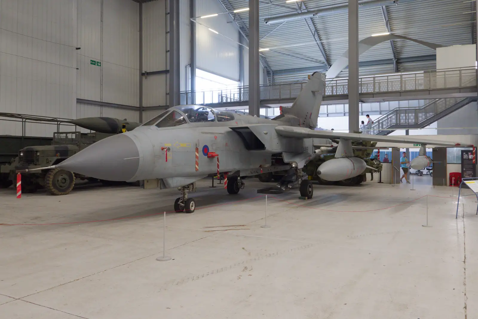 There's a Panavia Tornado in the transit hangar, from A Visit to IWM Duxford, Cambridgeshire - 17th August 2026