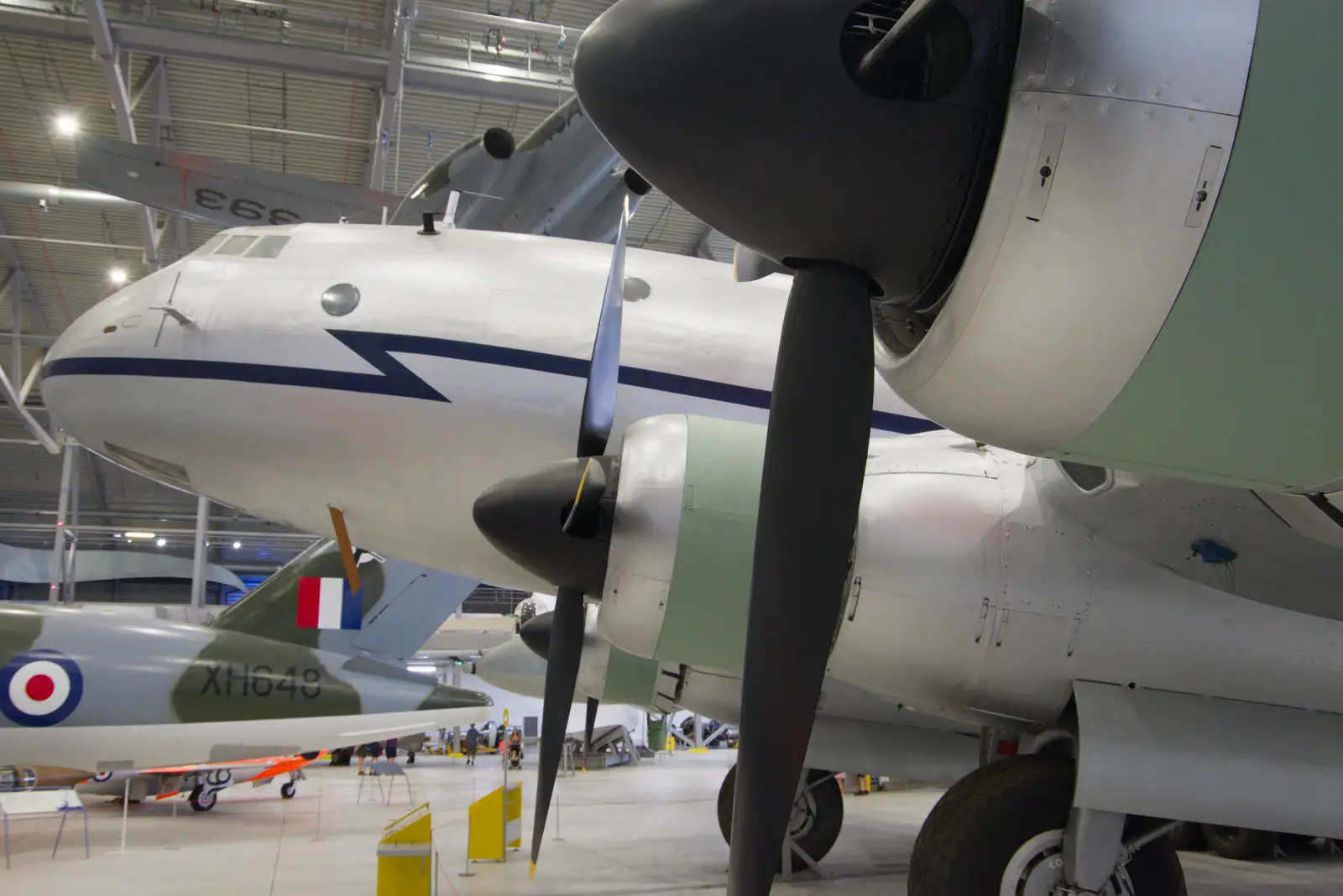 A Handley-Page Hastings, from the side, from A Visit to IWM Duxford, Cambridgeshire - 17th August 2026