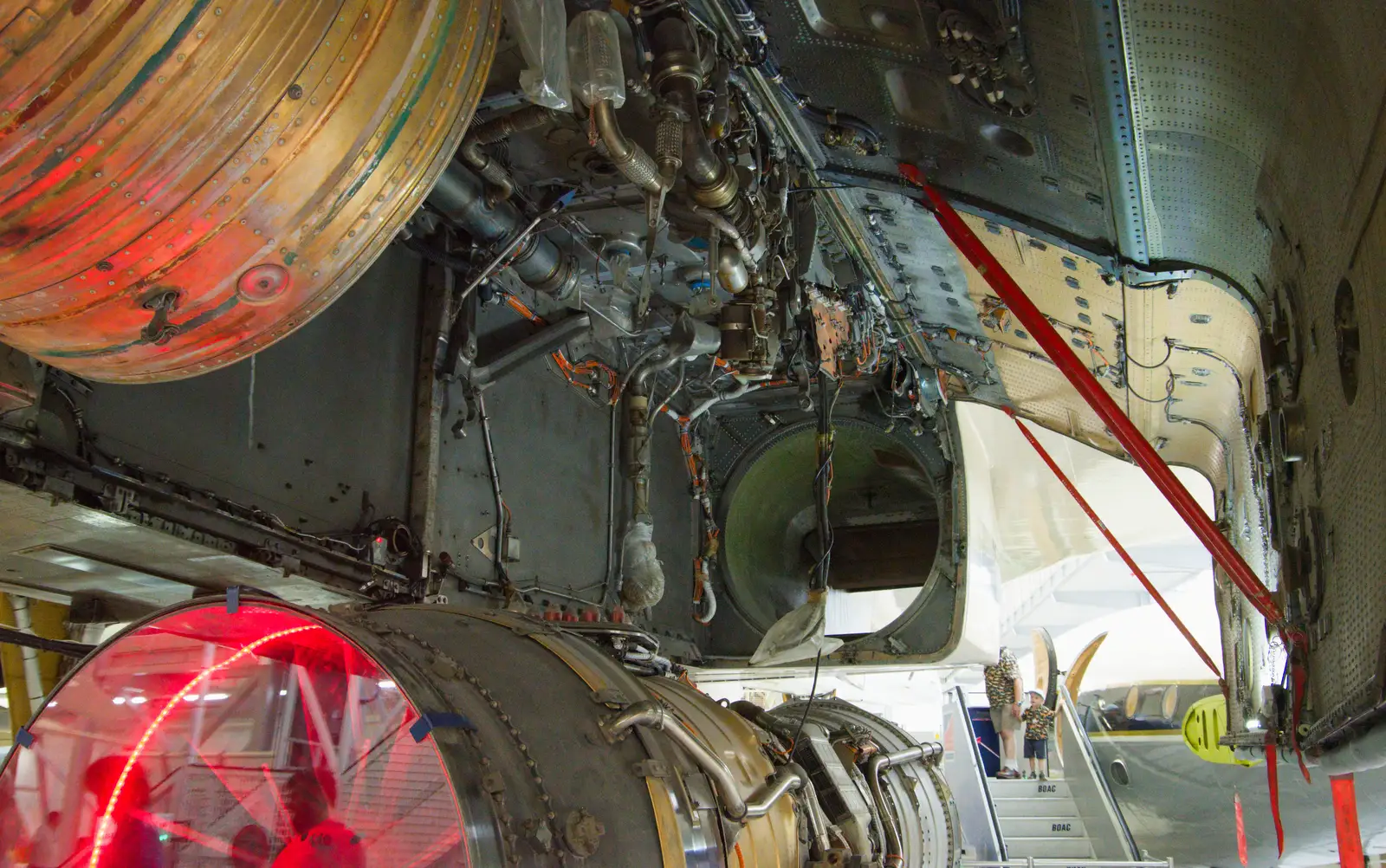 Concorde's engine bay, from A Visit to IWM Duxford, Cambridgeshire - 17th August 2026