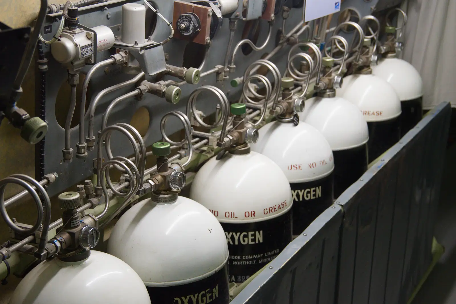 Concorde's oxygen tanks, from A Visit to IWM Duxford, Cambridgeshire - 17th August 2026
