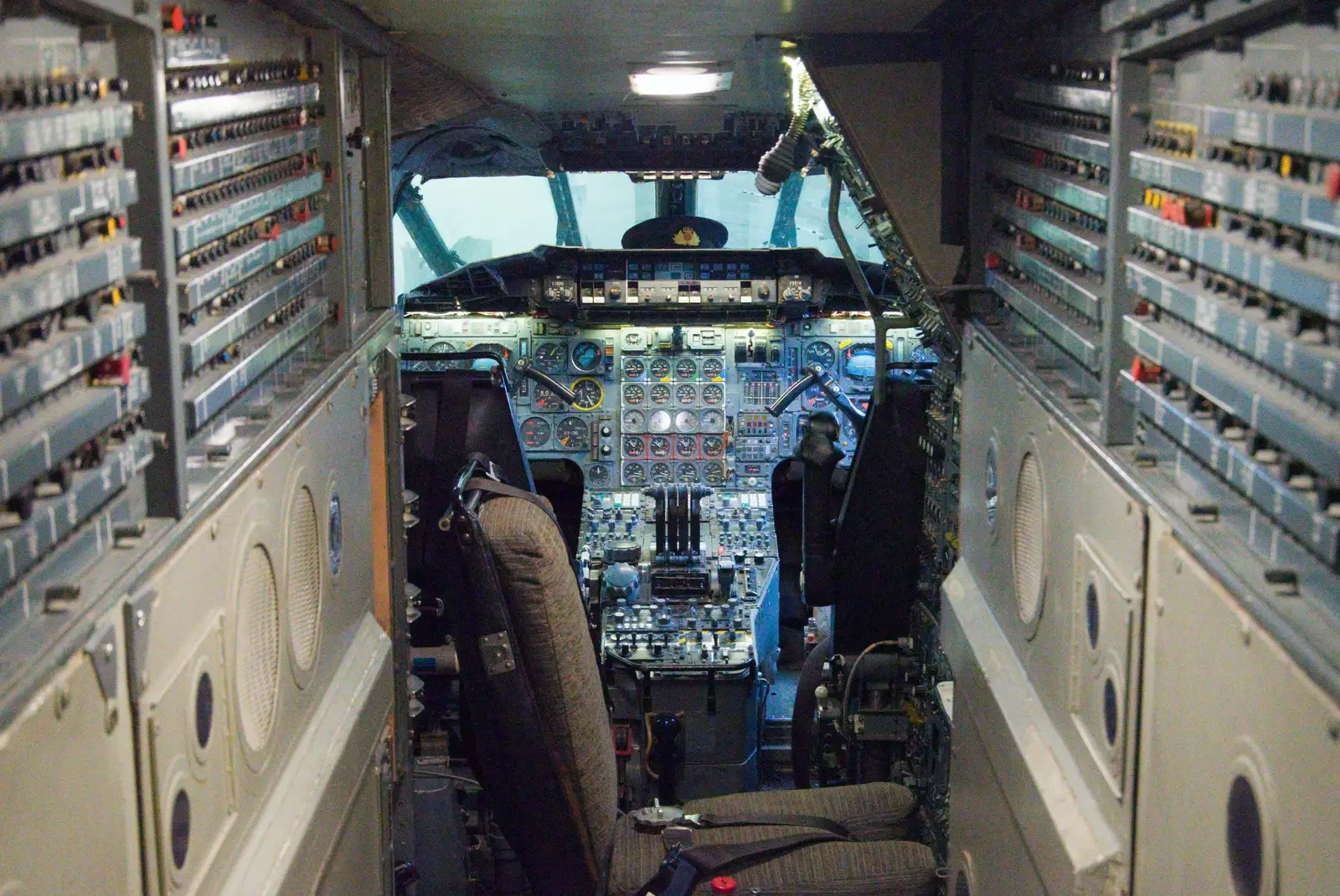 The flight deck of Concorde, from A Visit to IWM Duxford, Cambridgeshire - 17th August 2026