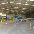A late-model Spitfire in a hangar, A Visit to IWM Duxford, Cambridgeshire - 17th August 2026