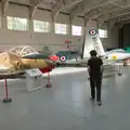 Fred roams around another hangar, A Visit to IWM Duxford, Cambridgeshire - 17th August 2026