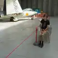 Harry has a little sit down, A Visit to IWM Duxford, Cambridgeshire - 17th August 2026