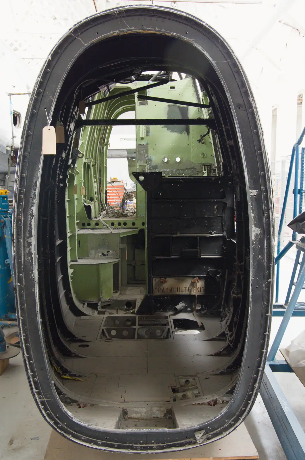 A section of fuselage, from A Visit to IWM Duxford, Cambridgeshire - 17th August 2026