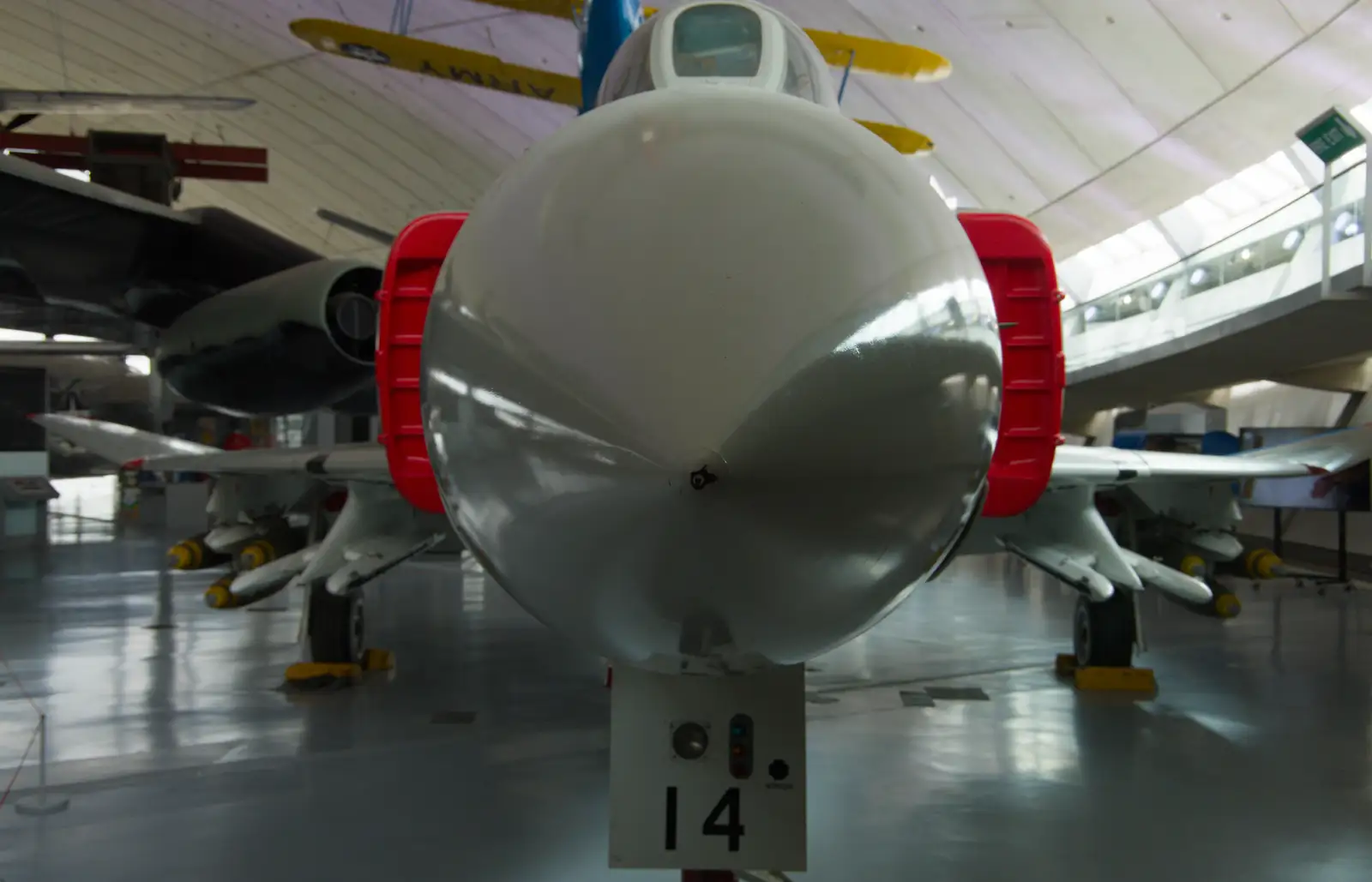 The front of an F-15, from A Visit to IWM Duxford, Cambridgeshire - 17th August 2026