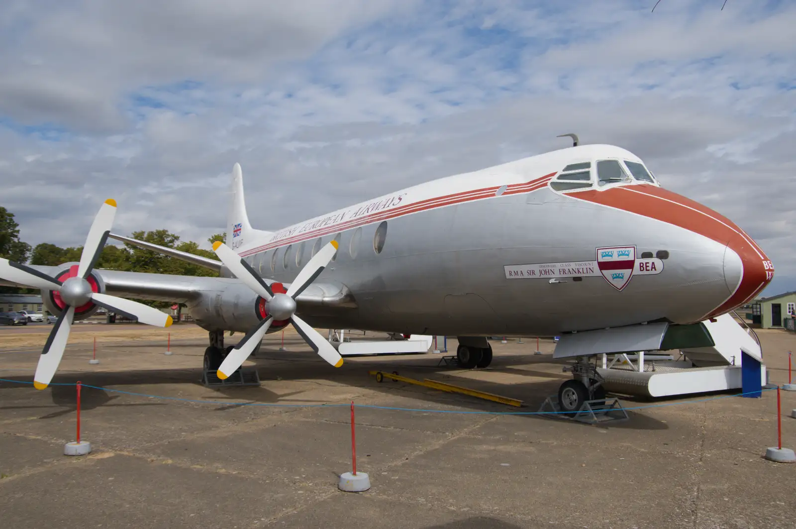 A Vickers Viscount 701, from A Visit to IWM Duxford, Cambridgeshire - 17th August 2026