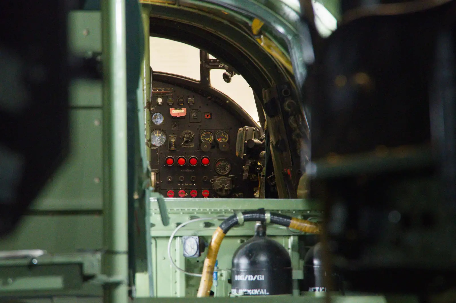 A tantalising glimpse of the cockpit, from A Visit to IWM Duxford, Cambridgeshire - 17th August 2026