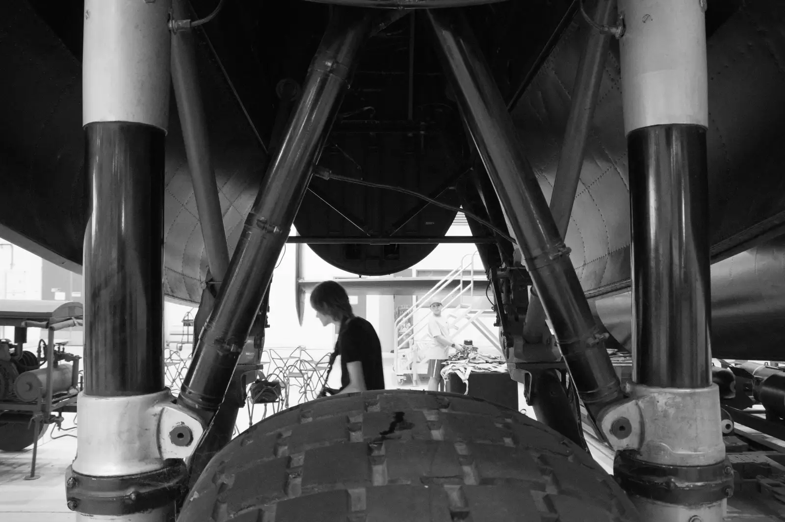 Harry wanders around, from A Visit to IWM Duxford, Cambridgeshire - 17th August 2026