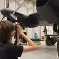 Harry gets another photo, A Visit to IWM Duxford, Cambridgeshire - 17th August 2026