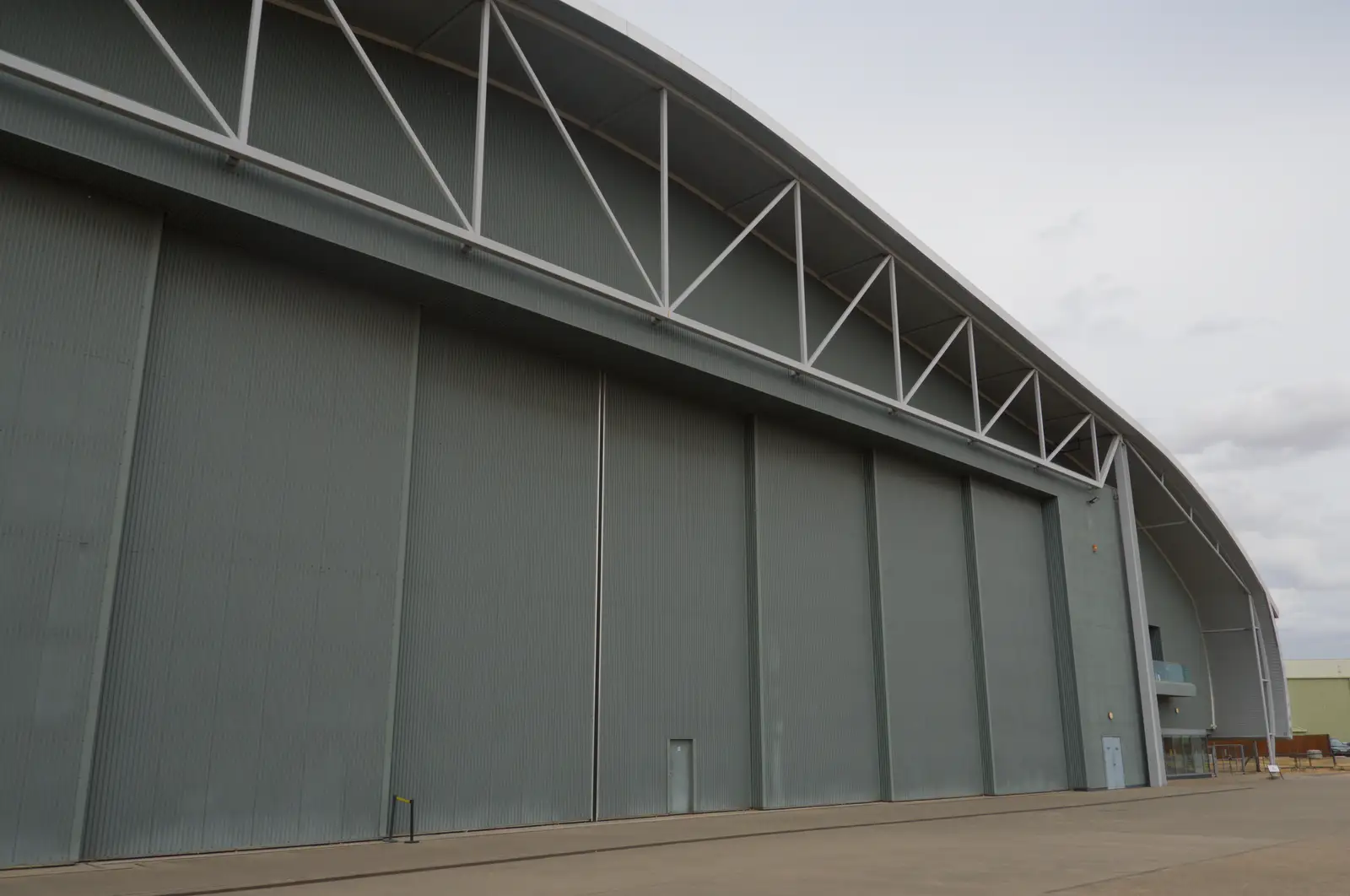 Duxford's giant AirSpace hangar, from A Visit to IWM Duxford, Cambridgeshire - 17th August 2026