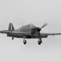 A Hurricane comes in to land, A Visit to IWM Duxford, Cambridgeshire - 17th August 2026