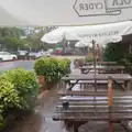 It starts absolutely lashing it down, A Wet Ride to the Four Horseshoes, Thornham - 19th August 2026