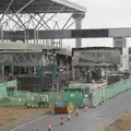 The secret seating area has been demolished, The Ukulele Hooley, People's Park, Dún Laoghaire, Ireland - 22nd August 2026