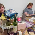 Harry in Da gorls' kitchen, The Ukulele Hooley, People's Park, Dún Laoghaire, Ireland - 22nd August 2026