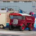 An old van advertising Cullen's Vintage Carousel, The Ukulele Hooley, People's Park, Dún Laoghaire, Ireland - 22nd August 2026