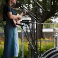 Zoë Bestel plays ukulele, The Ukulele Hooley, People's Park, Dún Laoghaire, Ireland - 22nd August 2026