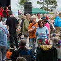 More ukulele strumming in the crowds, The Ukulele Hooley, People's Park, Dún Laoghaire, Ireland - 22nd August 2026