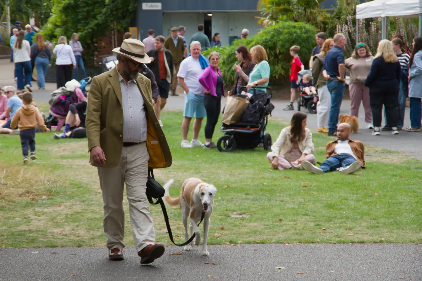 Noddy is still roaming around with Maude, from The Ukulele Hooley, People's Park, Dún Laoghaire, Ireland - 22nd August 2026