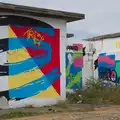 A close-up of building graffiti, The Ukulele Hooley, People's Park, Dún Laoghaire, Ireland - 22nd August 2026