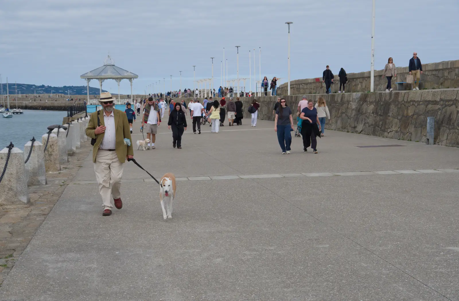 Noddy and Maude on the pier, from The Ukulele Hooley, People's Park, Dún Laoghaire, Ireland - 22nd August 2026