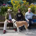 Noddy and Fred on a park bench, The Ukulele Hooley, People's Park, Dún Laoghaire, Ireland - 22nd August 2026