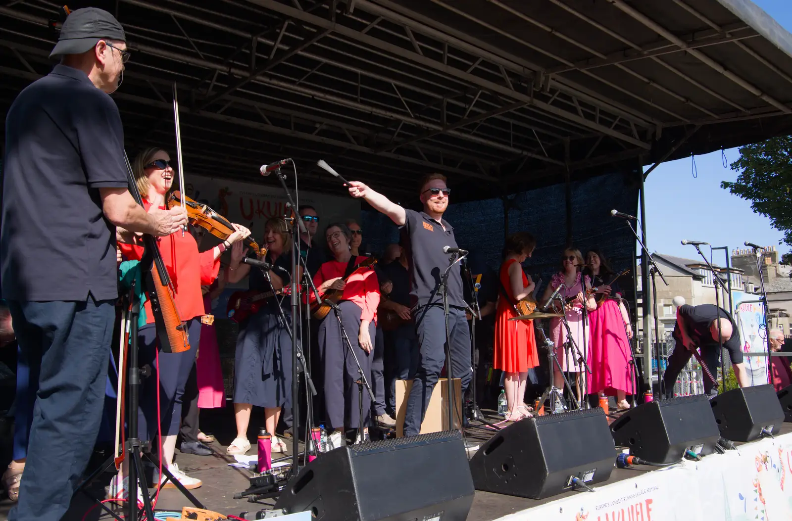 More from the Big Jam, from The Ukulele Hooley, People's Park, Dún Laoghaire, Ireland - 22nd August 2026