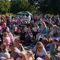 Some people even have music stands to play from, The Ukulele Hooley, People's Park, Dún Laoghaire, Ireland - 22nd August 2026