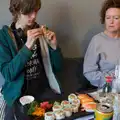 Harry's got a nice pile of sushi, The Ukulele Hooley, People's Park, Dún Laoghaire, Ireland - 22nd August 2026
