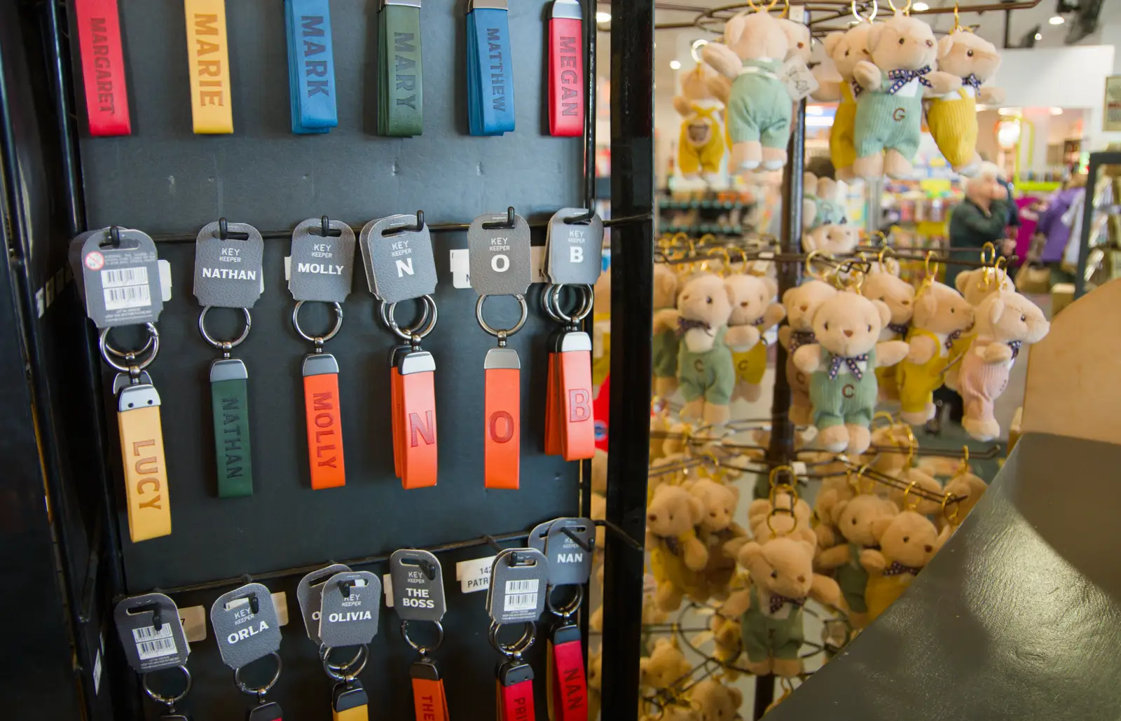 Keyrings are re-arranged in an amusing way, from Clogherrevagh and Strandhill, Leitrim, Ireland - 24th August 2026
