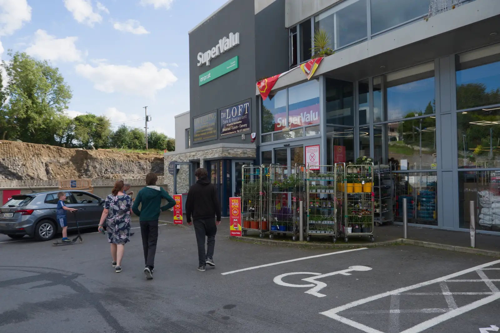 We head into Supervalu in Manorhamilton, from Clogherrevagh and Strandhill, Leitrim, Ireland - 24th August 2026
