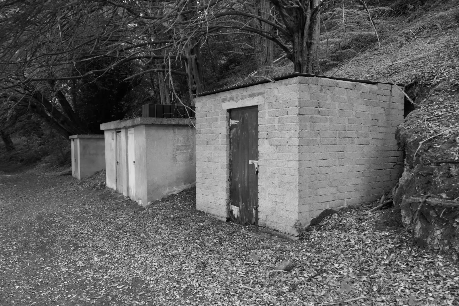 Mystery brick sheds down by the lake, from Clogherrevagh and Strandhill, Leitrim, Ireland - 24th August 2026