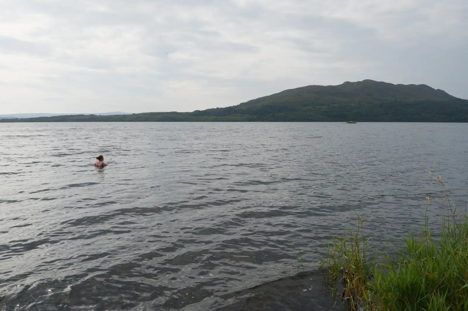 Isobel bobs around in the lough, from Clogherrevagh and Strandhill, Leitrim, Ireland - 24th August 2026
