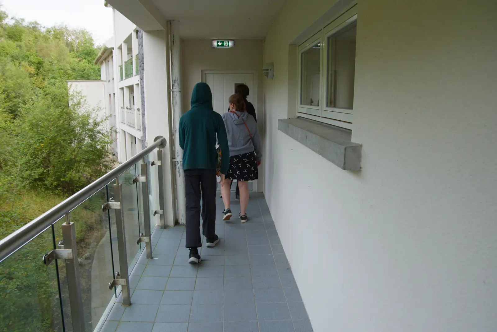 On the balcony out of the flat, from Clogherrevagh and Strandhill, Leitrim, Ireland - 24th August 2026