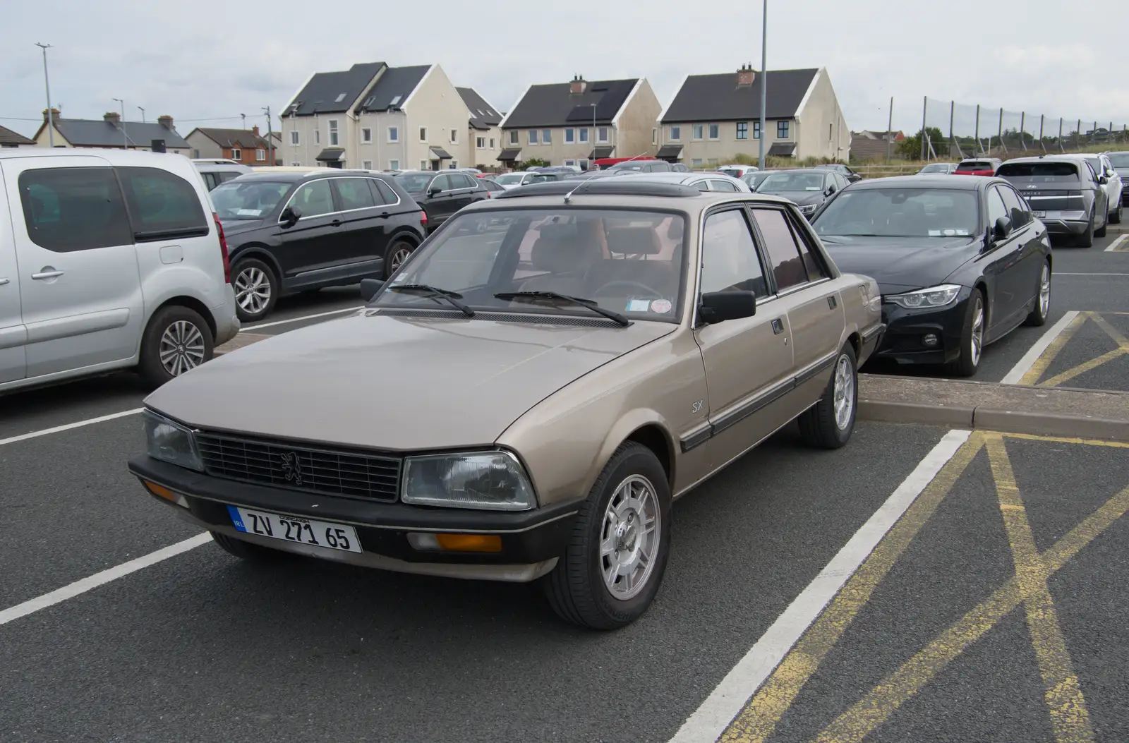 An old Peugeot 508 in the car park at Strandhill, from Clogherrevagh and Strandhill, Leitrim, Ireland - 24th August 2026