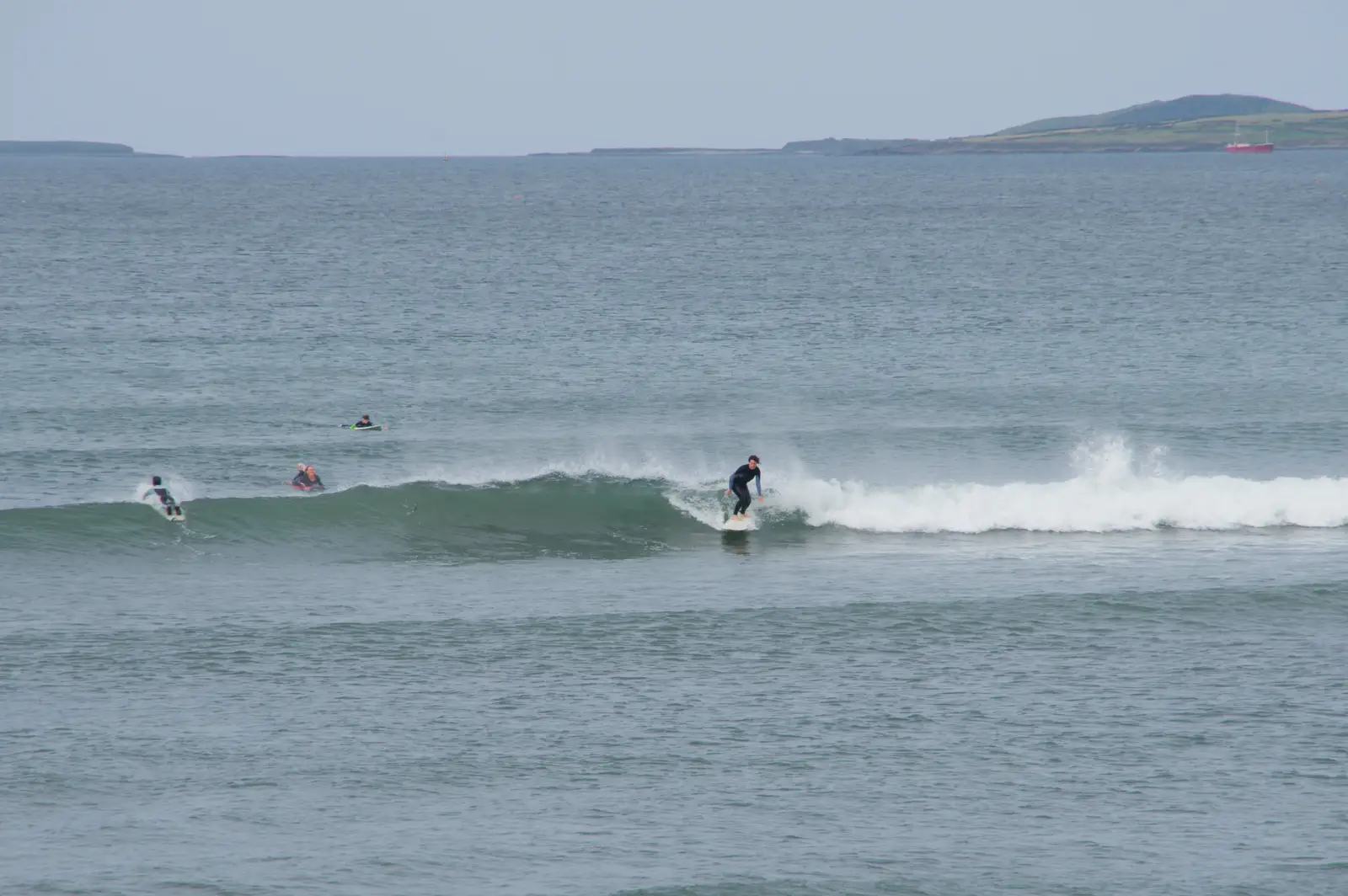 There are quite a few surfers out , from Clogherrevagh and Strandhill, Leitrim, Ireland - 24th August 2026