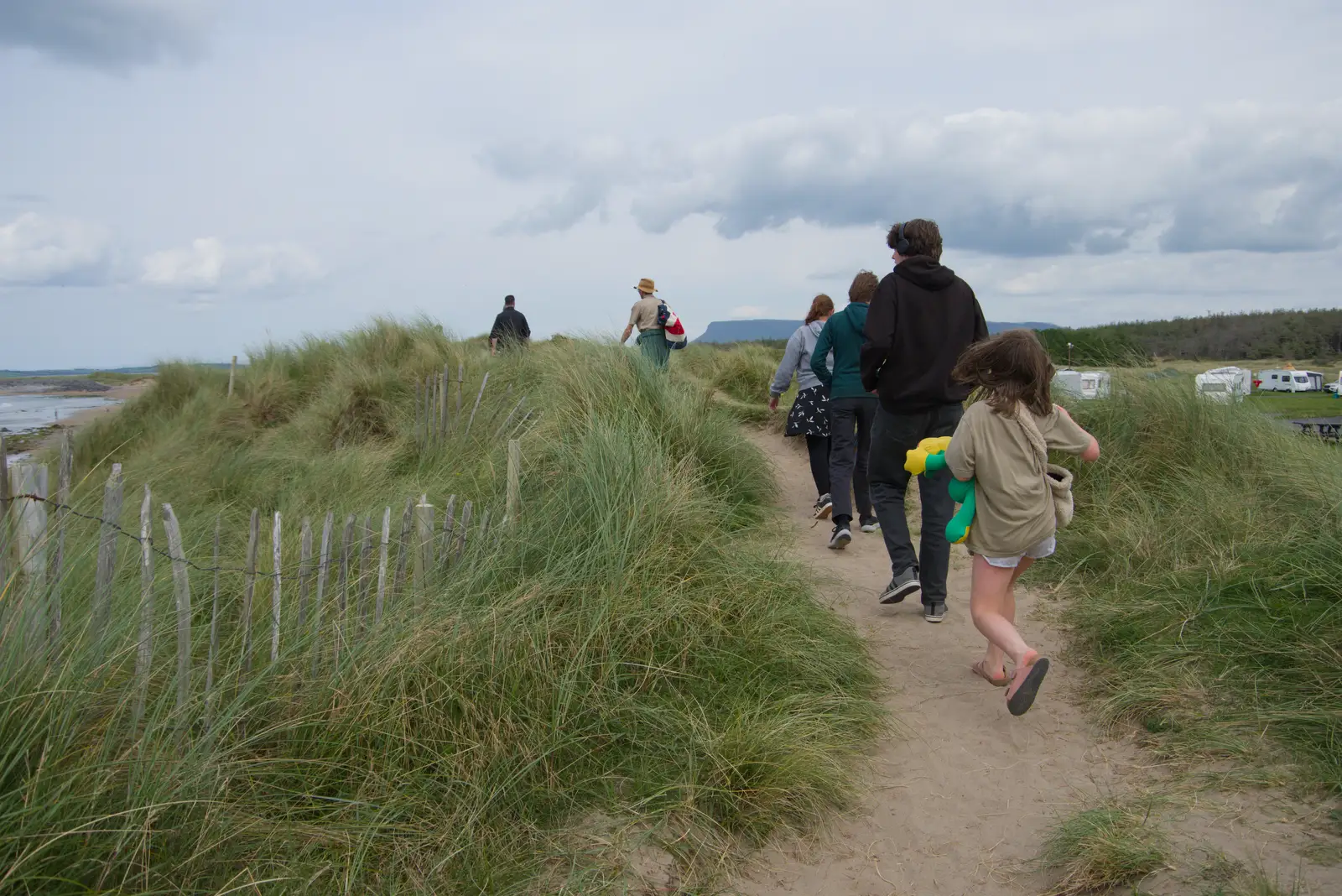 We set off on the path to Cill Easpaig Bhróin, from Clogherrevagh and Strandhill, Leitrim, Ireland - 24th August 2026